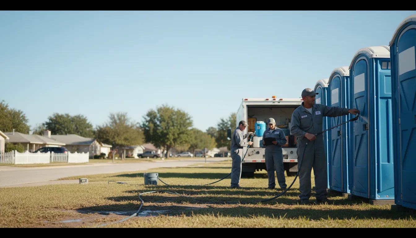 Long-Term Portable Toilet Rental in Poth, TX near me